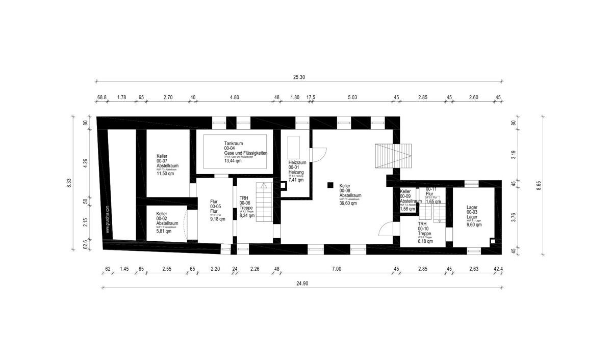 Grundriss Kellergeschoss