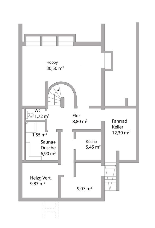Kellergeschoss/Einliegerwohnung
