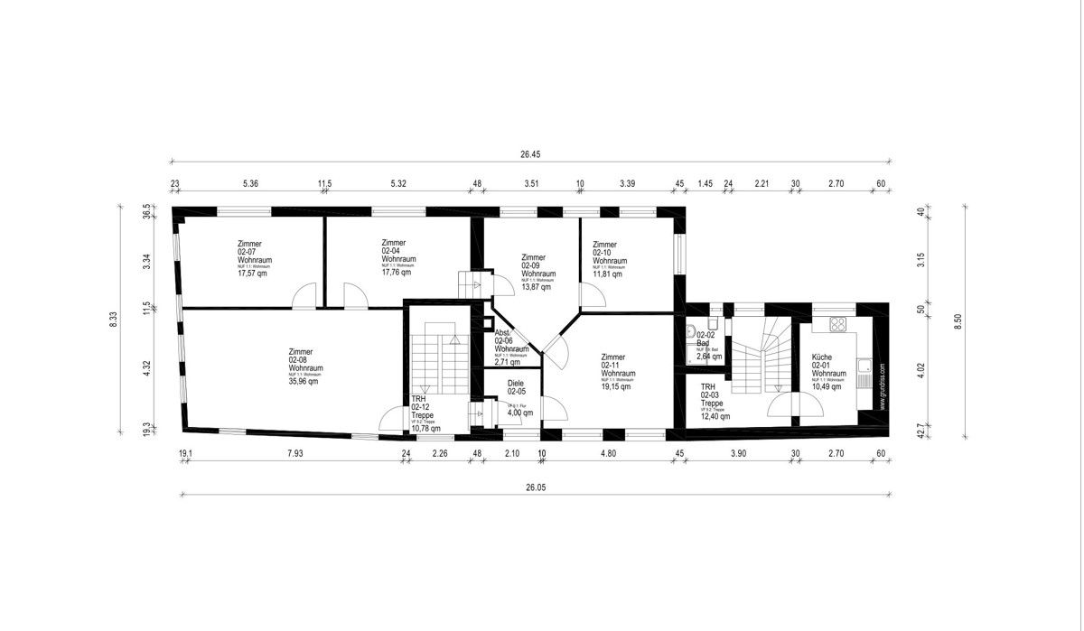 Grundriss 1. Obergeschoss