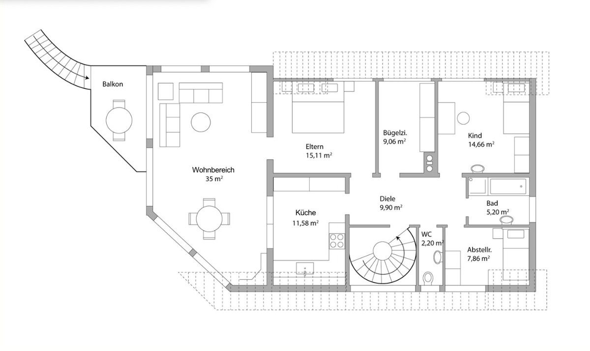 Wohnung im 2. Obergeschoss
